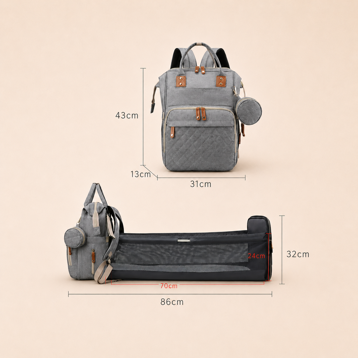Ruime Mommy Bag 25L - foto 3